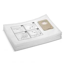 Authentiek Kärcher vliesfilterzakken voor CV 30/2 Bp (10 stuks)